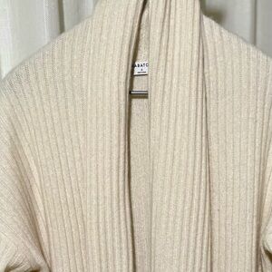 Aritzia Babaton 100% cashmere open style cardigan
